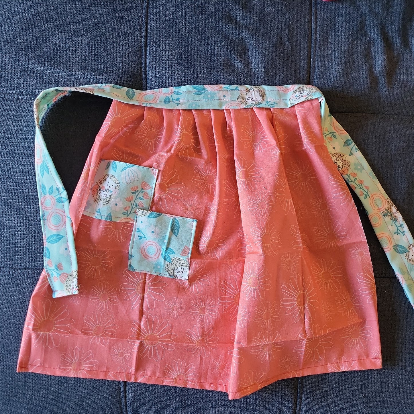 Pink & Blue Toddler Skirt Apron