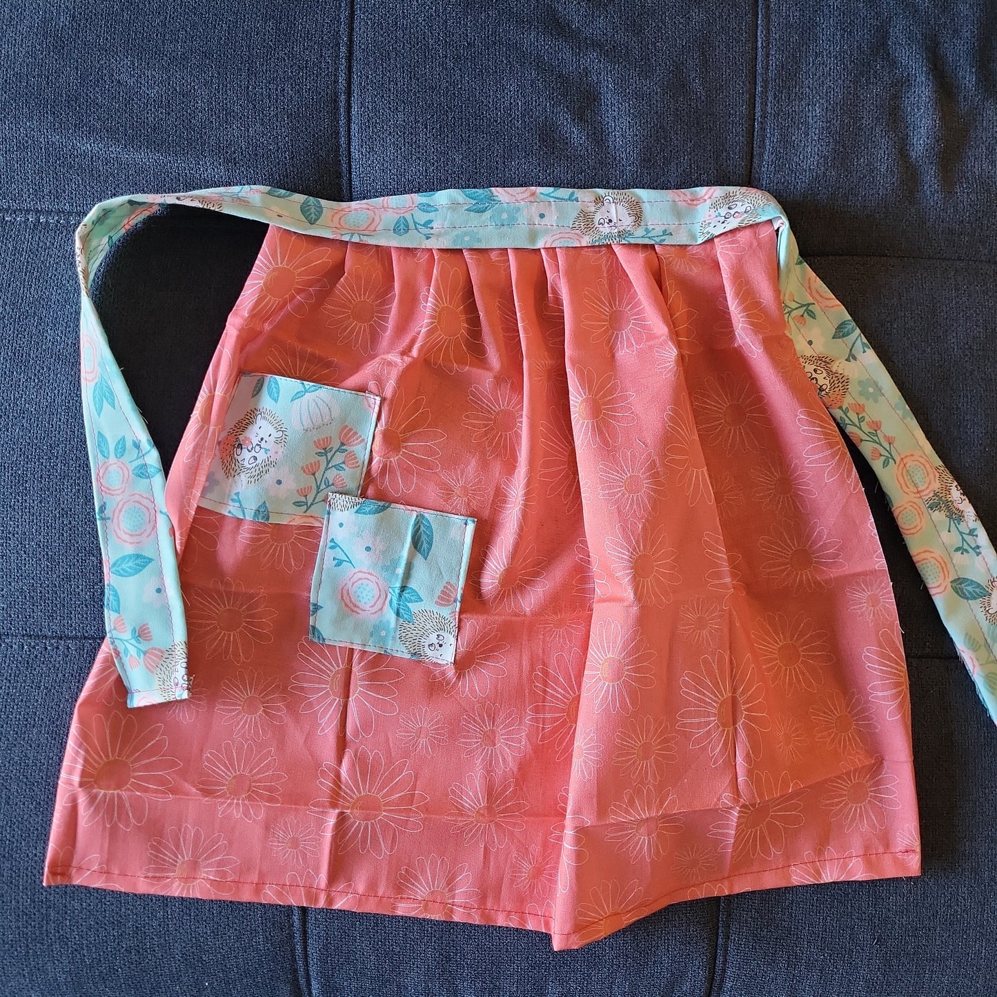 Pink & Blue Toddler Skirt Apron