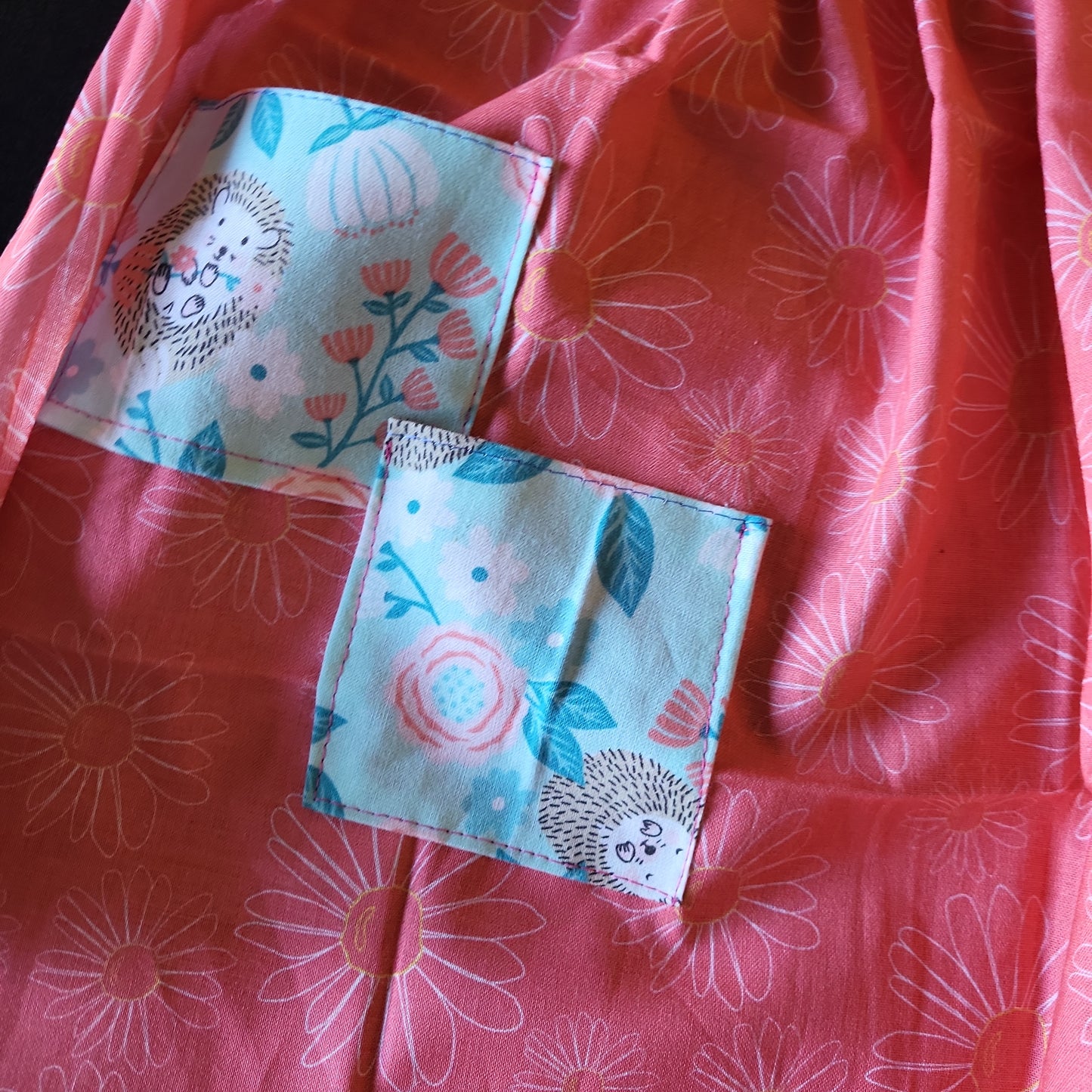 Pink & Blue Toddler Skirt Apron