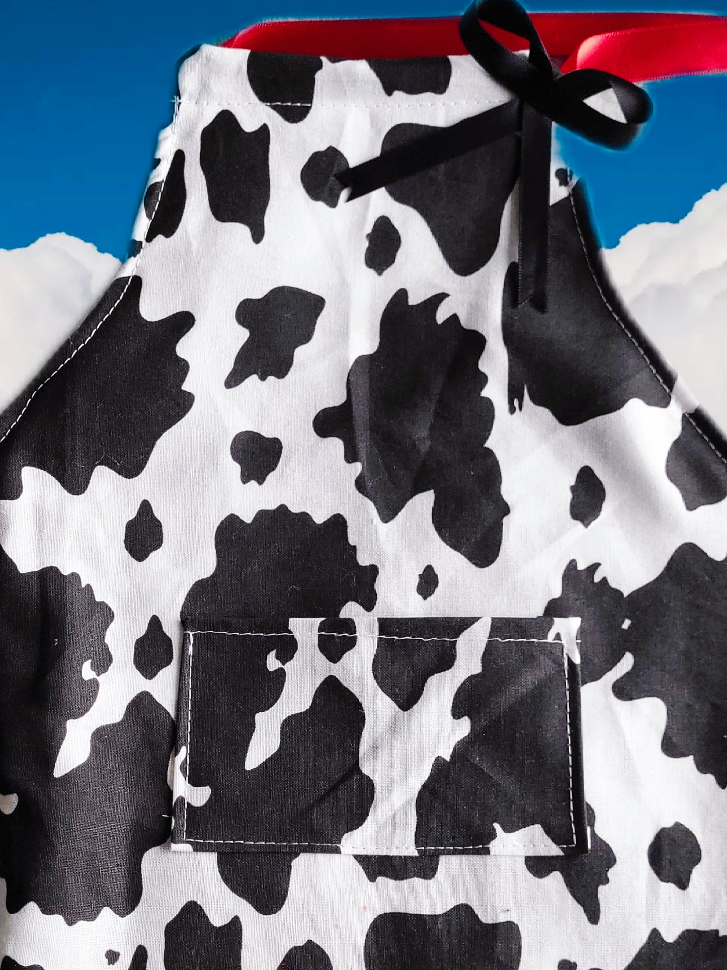 MooMoo Cow Print Baby Apron